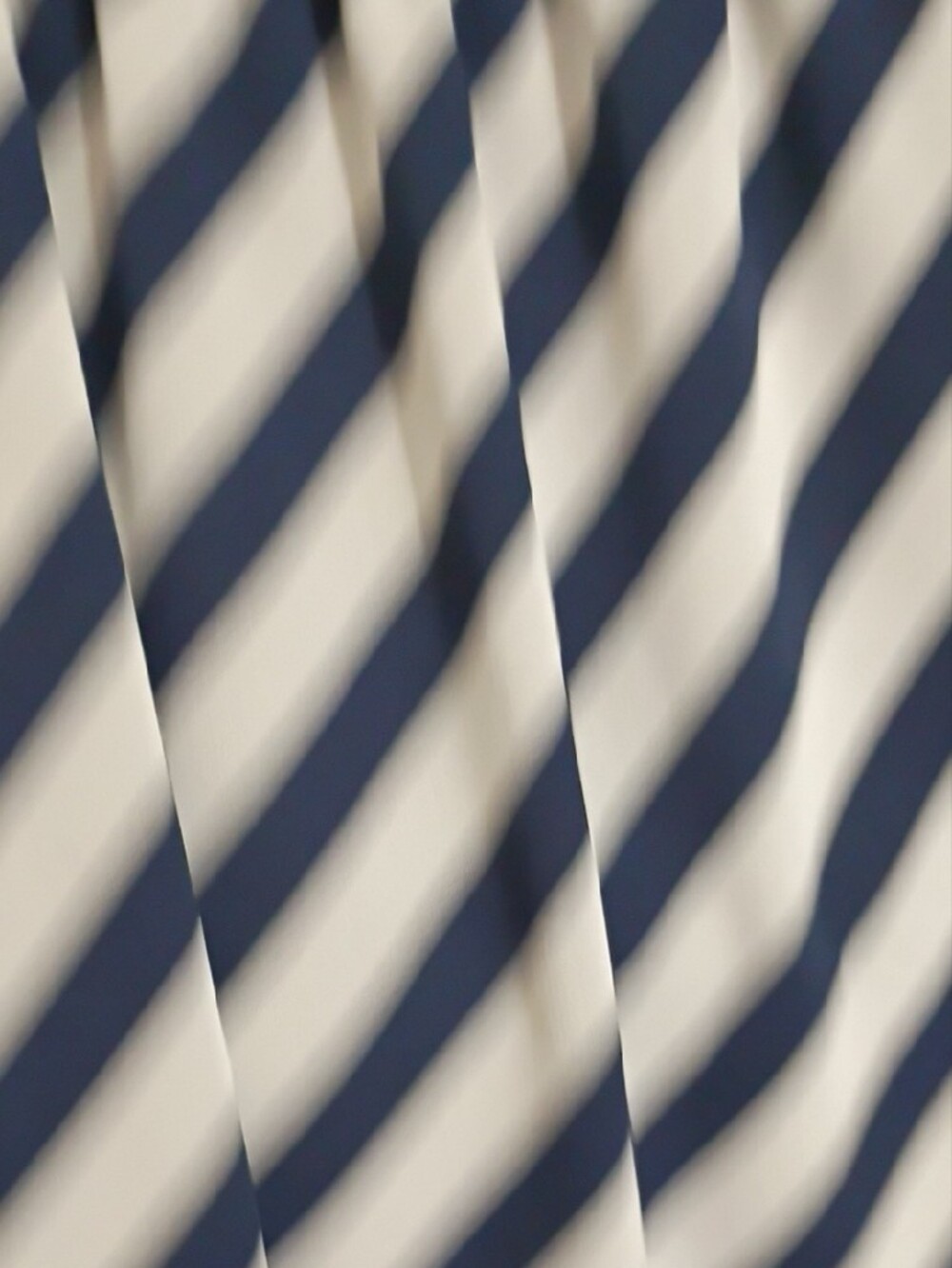 MICHAEL Michael Kors Navy and White Striped Long Sleeve Shirt Dress - Picture 9 of 13